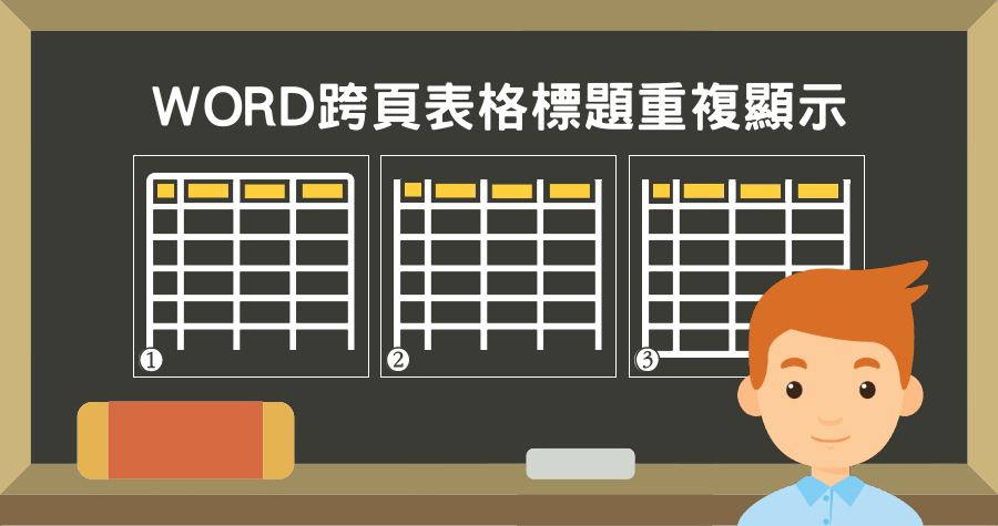 word表格跨頁框線