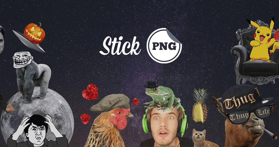 StickPNG 背景透明 PNG 免費素材，超過萬張圖片免費使用
