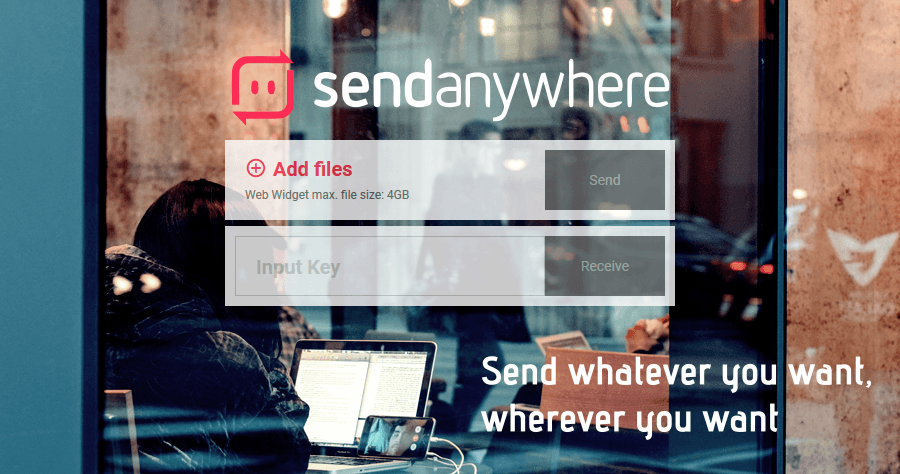Send Anywhere 線上免費跨平台傳檔工具，支援單檔最大 4GB