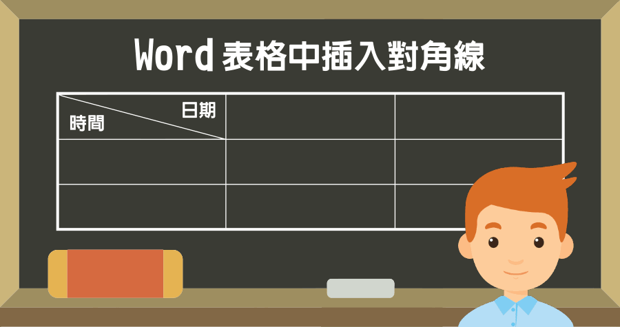 Word 表格如何加入斜線 以及如何加入對角線兩邊的文字呢 哇哇3c日誌