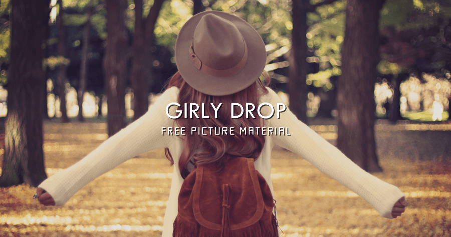 GIRLY DROP 女孩們的免費圖片素材，還有方便的手機桌布直接下載