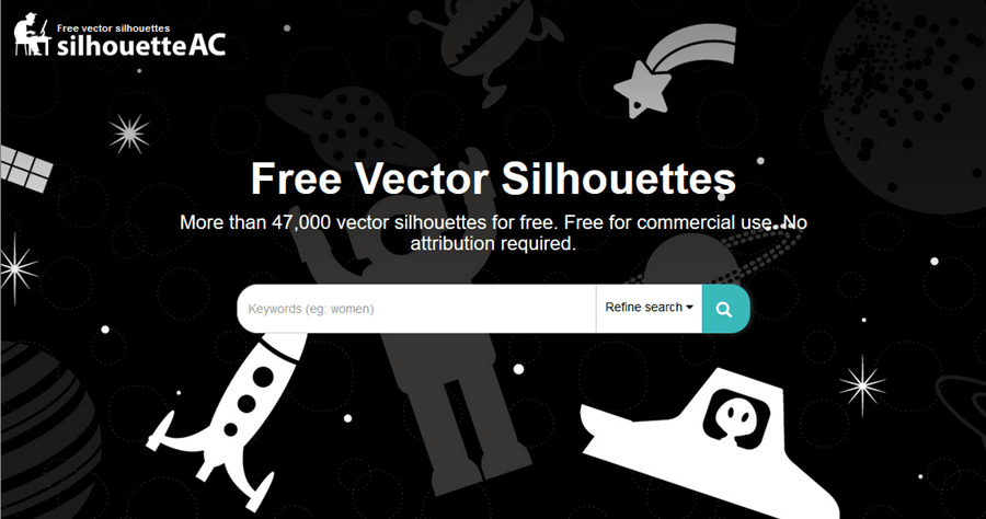 silhouetteAC 線上免費剪影向量圖庫，超過 47000 張素材費 Free 下載！
