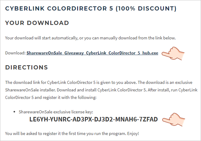 CyberLink ColorDirector 創意玩色 強大易用的專業調色工具