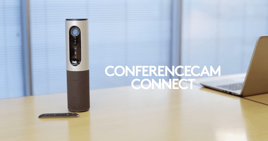 羅技 Logitech ConferenceCam Connect 小型視訊會議攝影機推薦，外型精巧方便移動，不受場地受限的彈性視訊