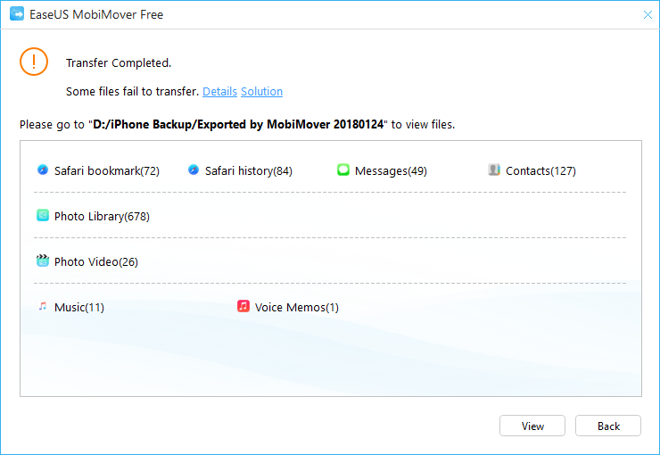 EaseUS MobiMover iOS 檔案傳輸備份工具