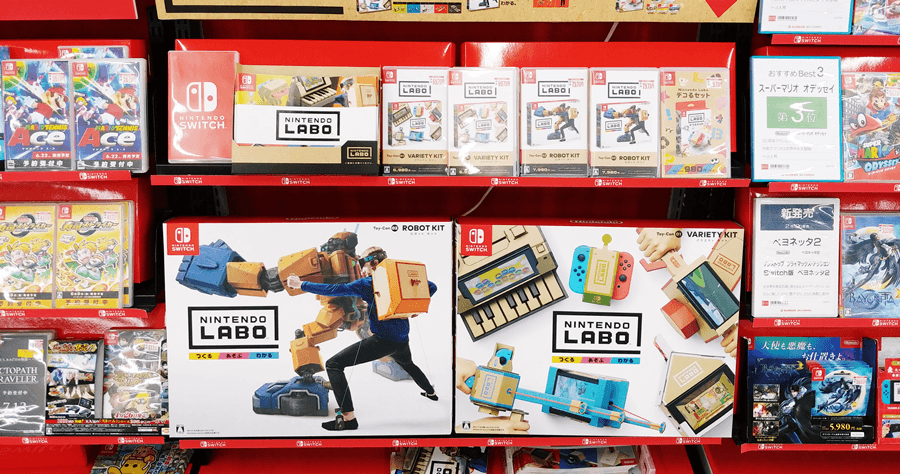 【開箱】任天堂實驗室 LABO 創造 Switch 各類趣味玩法，遊戲與實體的結合！