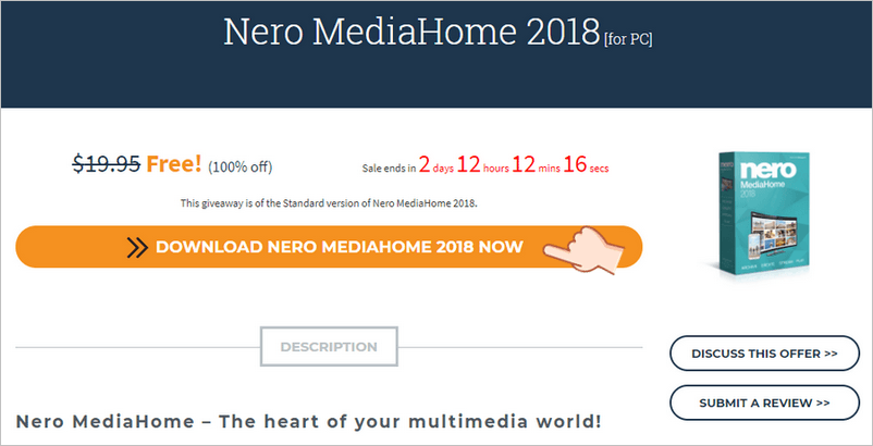 Nero MediaHome 2018 限時免費