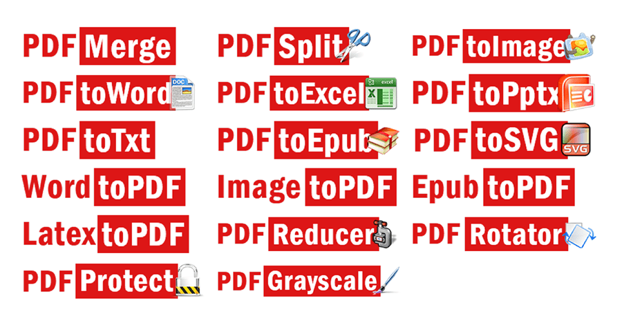 PDF 線上轉檔工具，各種轉檔與 PDF 功能應用通通包！
