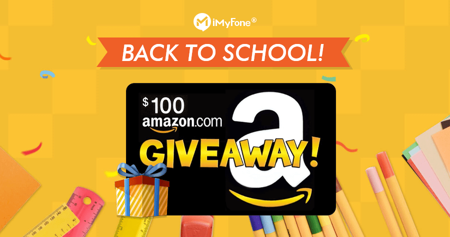 iMyFone Back to School 明星商品大優惠，免購物最高可贏得 100 美金亞馬遜禮品卡
