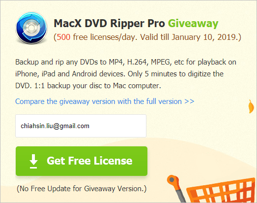 Mac 影音 DVD 轉檔工具推薦限時免費 MacX DVD Ripper Pro