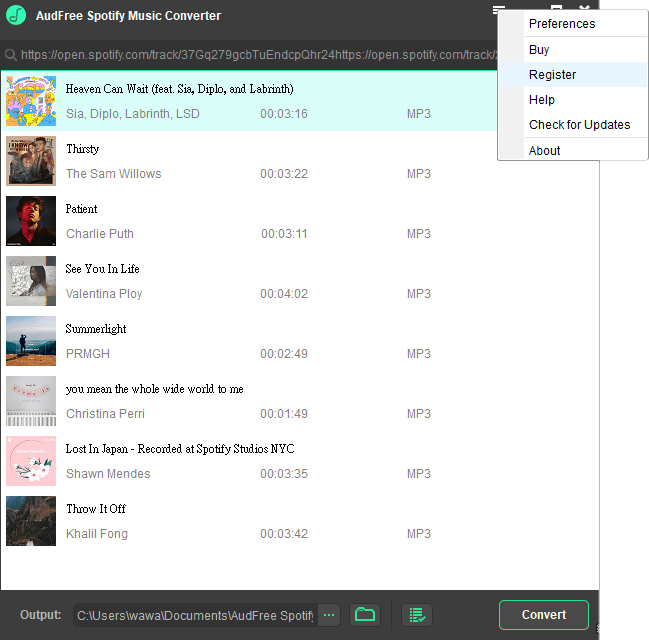 Spotify 音樂如何下載？AudFree Spotify Music Converter