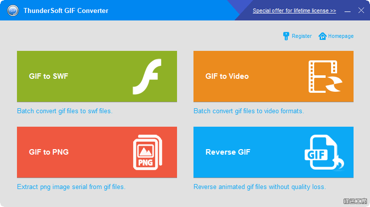 ThunderSoft GIF Converter 轉檔工具