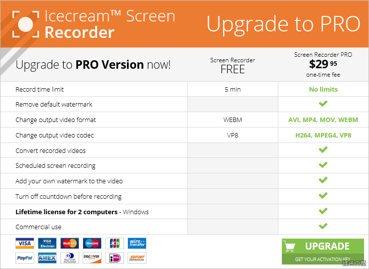 Icecream Screen Recorder 螢幕錄影與截圖工具