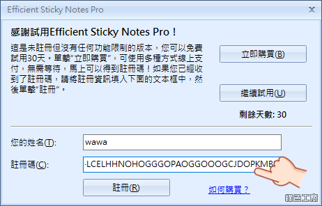 桌面便條專業工具 Efficient Sticky Notes Pro