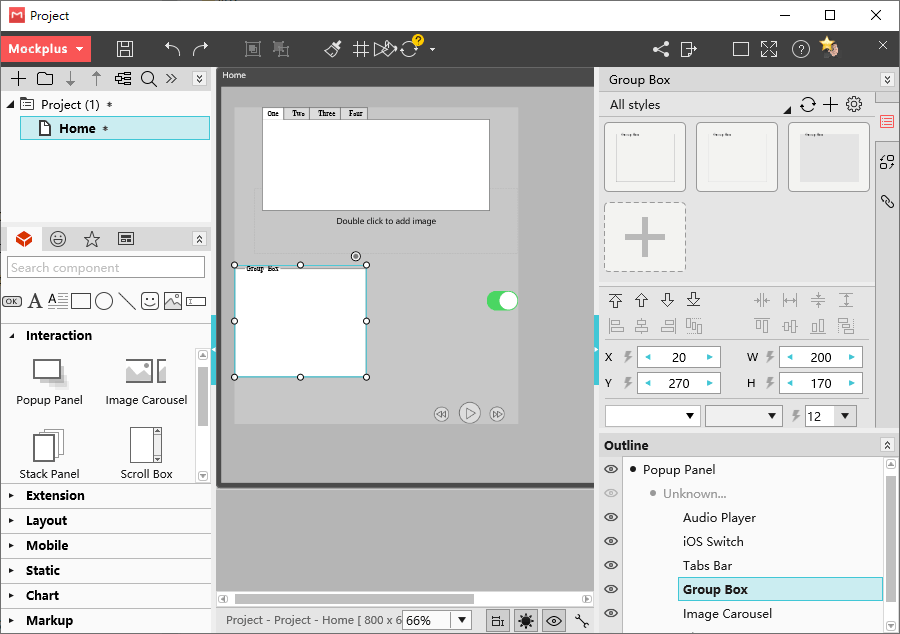 mockplus 原型設計軟體