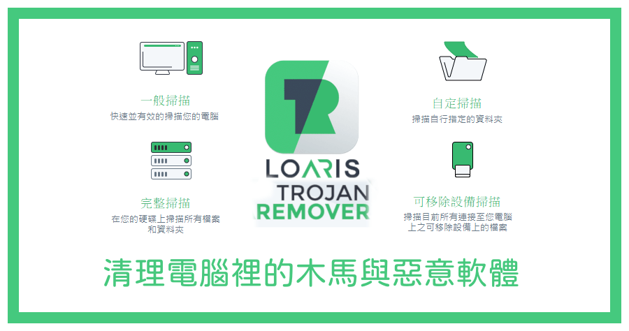 限時免費 Loaris Trojan Remover 3.1.20 你確定電腦裡都沒有木馬與惡意軟體？