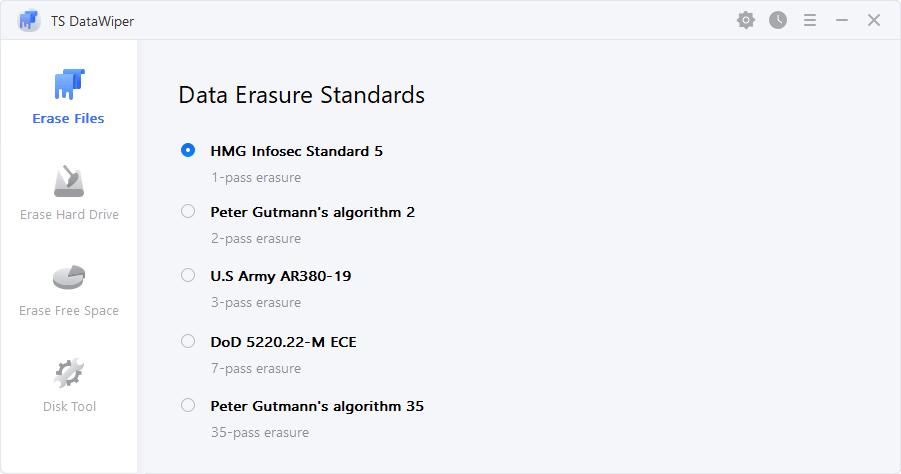 限時免費 TS DataWiper 2.2 讓你的檔案永遠在硬碟上抹除