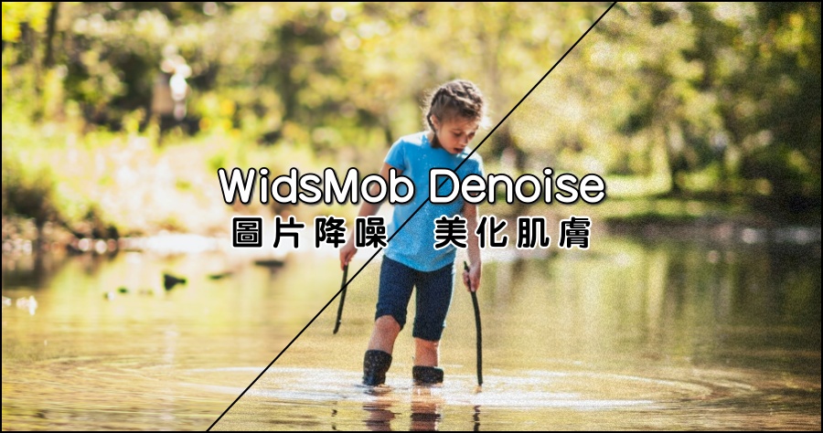 限時免費 WidsMob Denoise 圖片降噪、美化肌膚懶人工具