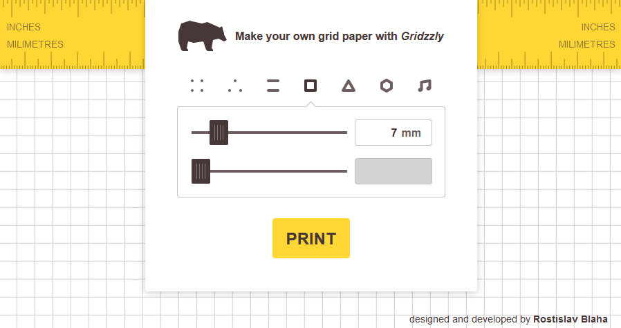 Gridzzly 網格紙產生器，自己要的網格紙自己印！線條格式自己決定