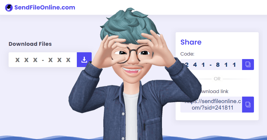SendFileOnline 線上免費檔案分享工具，只需輸入 6 位數代碼就能輕鬆下載！