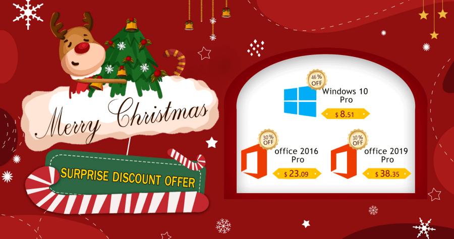 聖誕特別折扣 Windows 10 只要 240 元,Office 系列打七折就賣