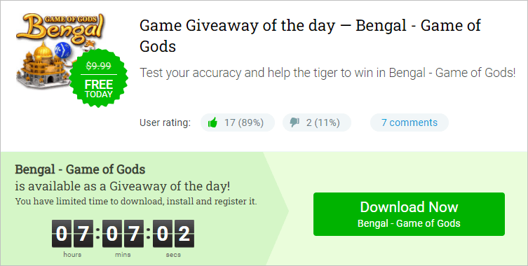 猛虎祖瑪 Bengal - Game of Gods 免安裝版