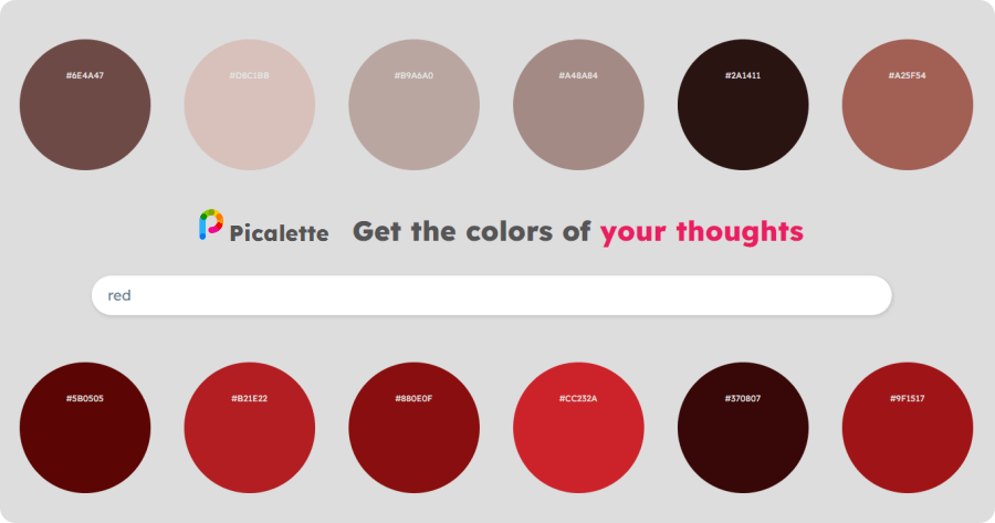 Picalette 方便的線上配色建議網站，沒靈感時就靠它！