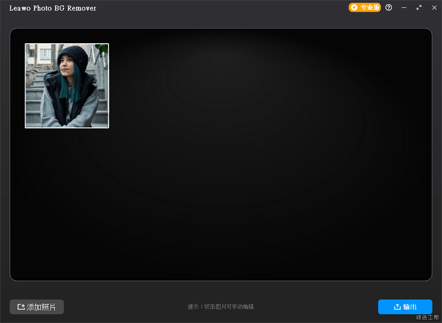 Leawo Photoins BG Remover 圖片去背軟體