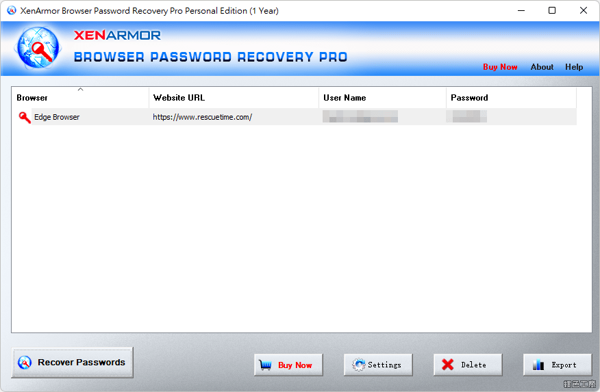 Browser Password Recovery Pro 2022 瀏覽器密碼查詢工具