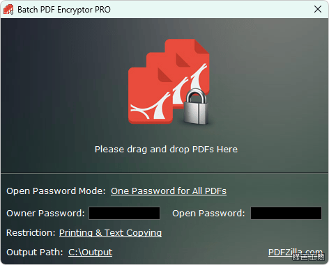 Batch PDF Encryptor PRO PDF 加密與限制工具