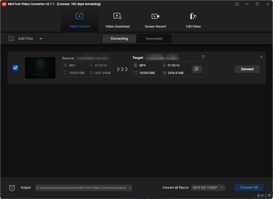 MiniTool Video Converter 影音下載轉檔螢幕錄影工具