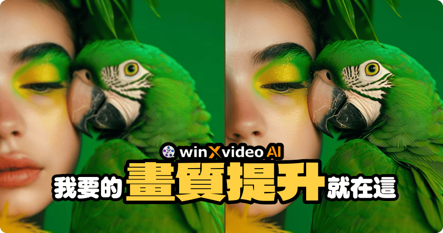 限時免費 WinXvideo AI 讓模糊影片影像變清晰，我要的畫質提升就在這