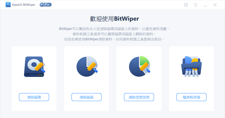 限時免費 EaseUS BitWiper Pro 2.2.1 硬碟清除檔案清除的絕佳利器