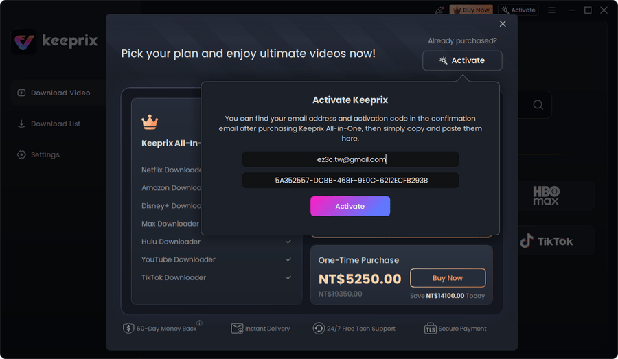 Keeprix Downloader 線上影音下載工具