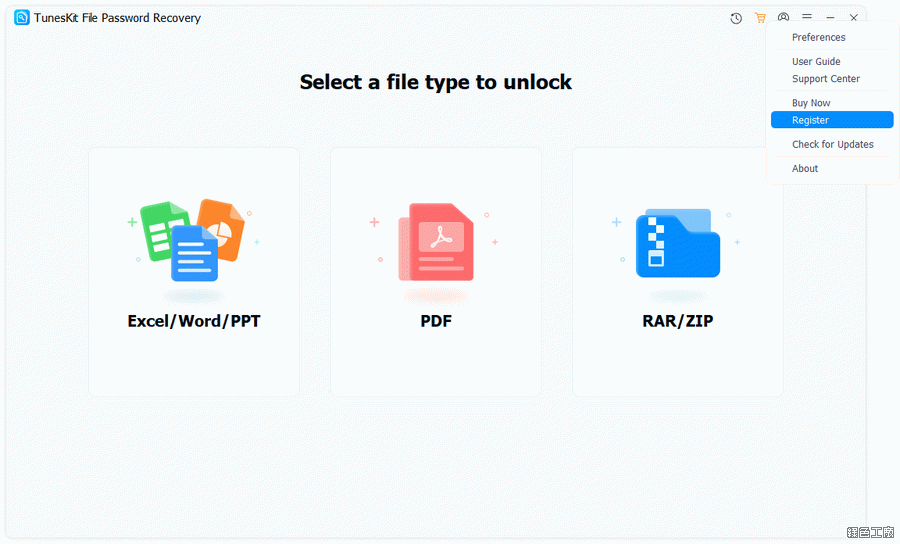 TunesKit File Password Recovery 忘記檔案密碼怎麼辦?一鍵救援 Word、Excel、PDF 與壓縮檔!