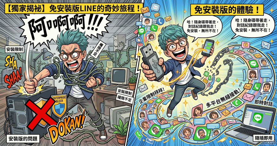 LINE PC 電腦免安裝版 26.2.0 提高服務穩定度