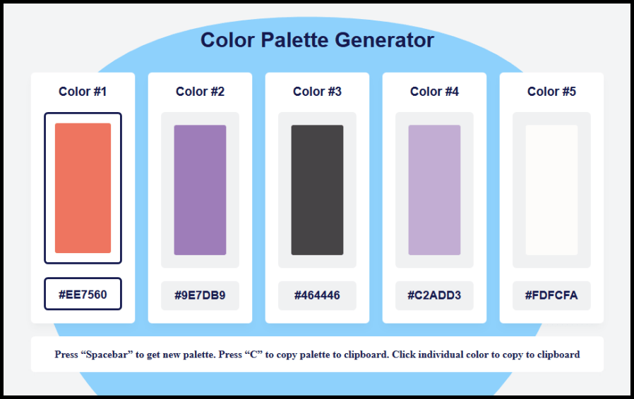 設計師的救星 Color Palette Generator，免費線上調色盤顏色隨你搭配