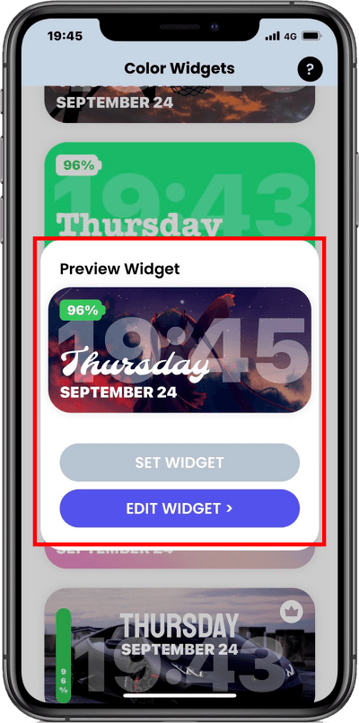 Color Widgets 能為 iPhone 介面添加時尚的日期時間小工具，iOS 14 版本限定！