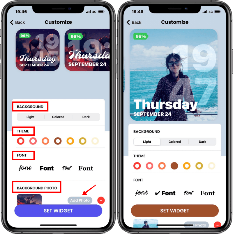 Color Widgets 能為 iPhone 介面添加時尚的日期時間小工具，iOS 14 版本限定！