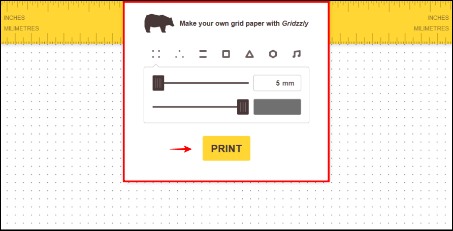 Gridzzly 能自製各種網格紙，並免費列印出來！對於要製作筆記本及草圖來說非常方便。
