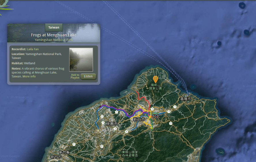 NatureSoundMap 聆聽最原始的自然之聲 ! 當旋律響起宛如自身在大自然之中 !