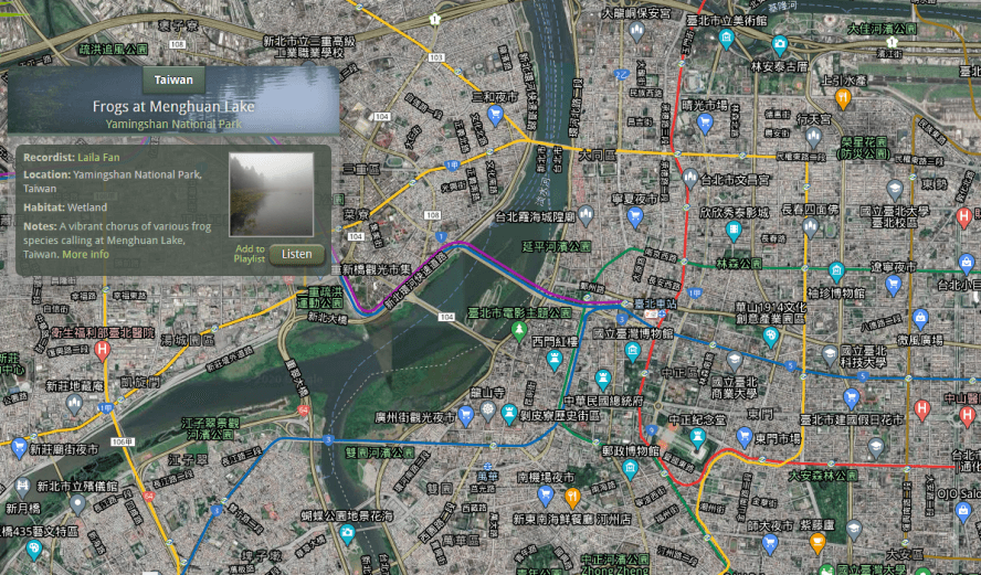 NatureSoundMap 聆聽最原始的自然之聲 ! 當旋律響起宛如自身在大自然之中 !