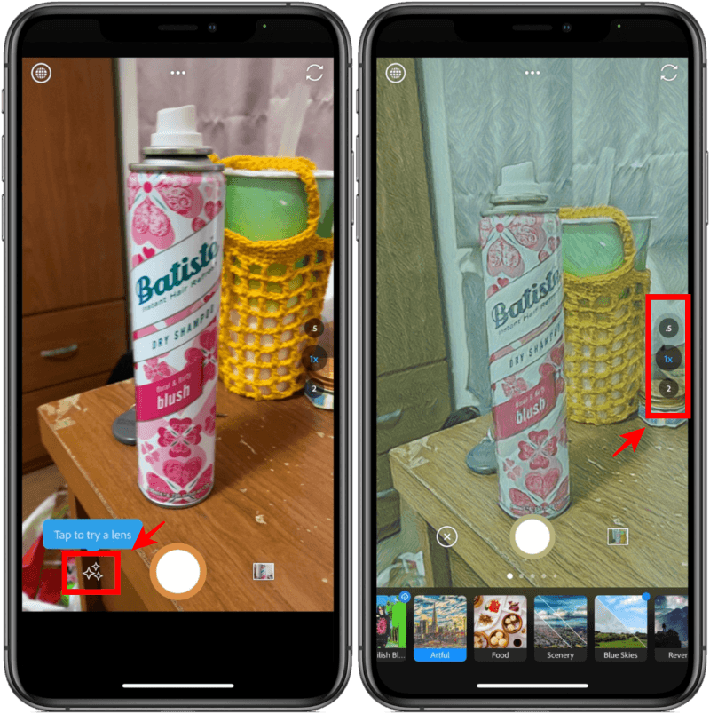 Photoshop Camera App 超強大的濾鏡效果，可將照片中祥和的天空變成閃電交加的天氣 !