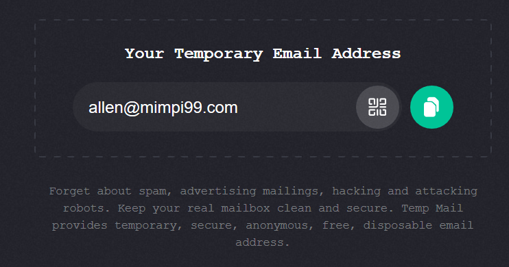 TEMP MAIL 能免費建立無時間限制 E-Mail 信箱的好幫手，可用在 Netflit 前 30 天 $30 活動上喔 !