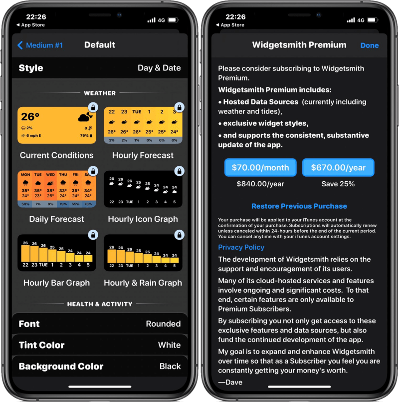 Widgetsmith 能夠讓 iPhone 小工具變更全新樣貌的 App