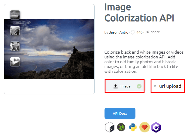 Image Colorization 線上自動幫黑白照增添色彩工具，立即使用無須註冊！