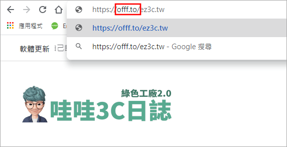 OFFF 免費縮網址網站，網址最前端輸入 offf.to/ 立即將網址縮短！