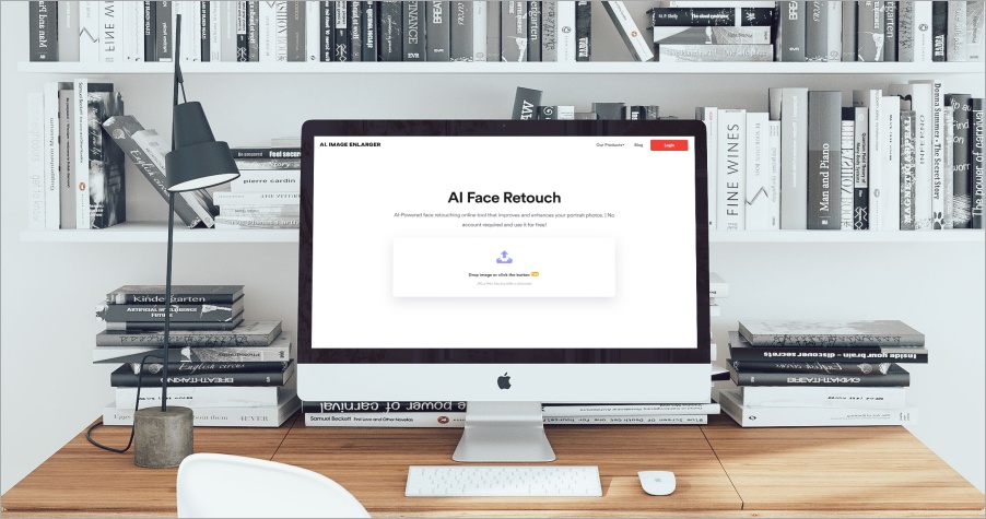 AI Face Retouch 超強臉部自動修飾工具，無須註冊即可免費使用！
