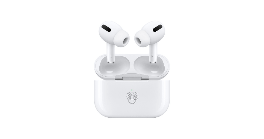 2021 蘋果 AirPods Pro 牛年限量版開賣囉！買就送無線充電盒，做多限買 2 部！
