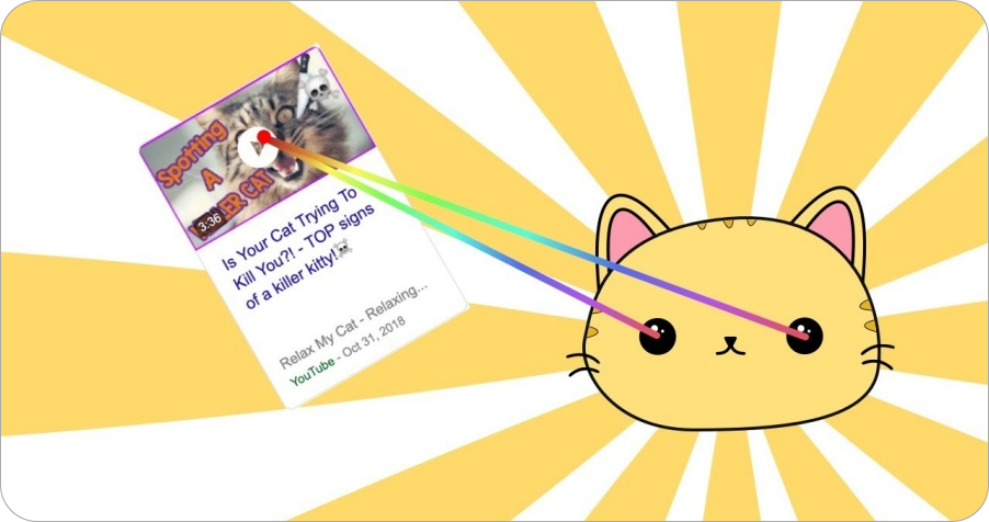 Laser Cat 好玩的網頁物件清除工具，透過瘋狂刪除網頁上的文字與圖片來釋放壓力！（Chrome 擴充外掛）